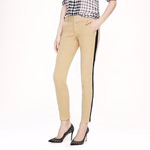 Jcrew Annie Chino with tuxedo stripe